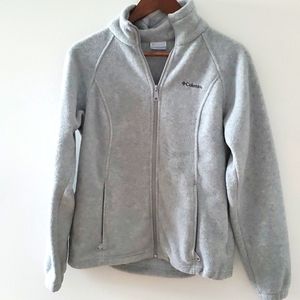 Columbia grey fleece jacket